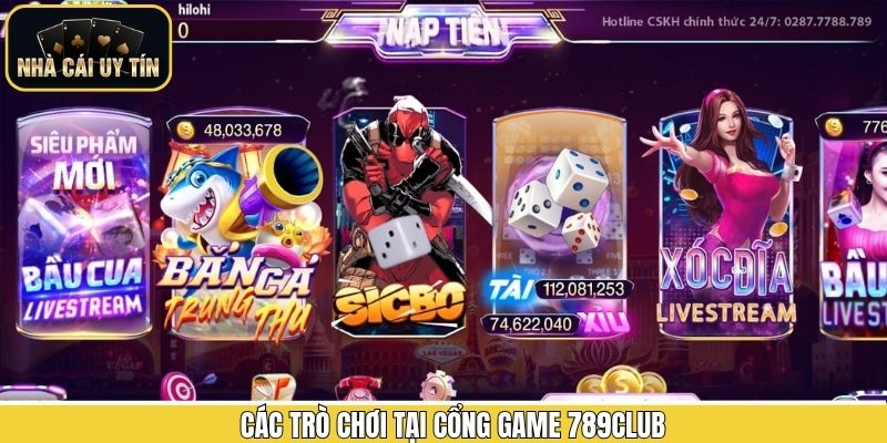 Khám phá các danh mục trong sân chơi uy tín