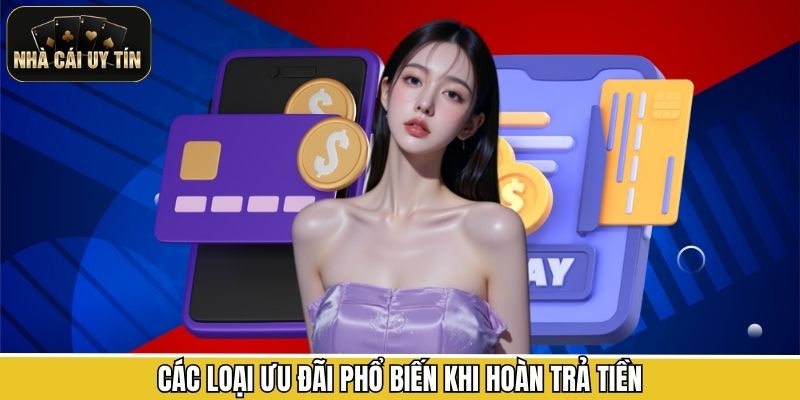 Các loại ưu đãi phổ biến khi hoàn trả tiền
