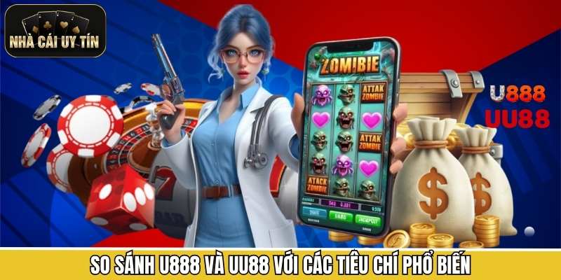 So sánh U888 và UU88 với các tiêu chí phổ biến